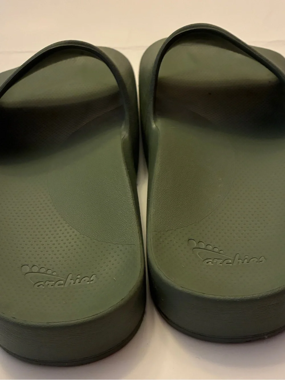 Slide Sandals - Olive Green - Picture 4 of 7